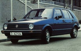 Car mats for Volkswagen Golf 2. 